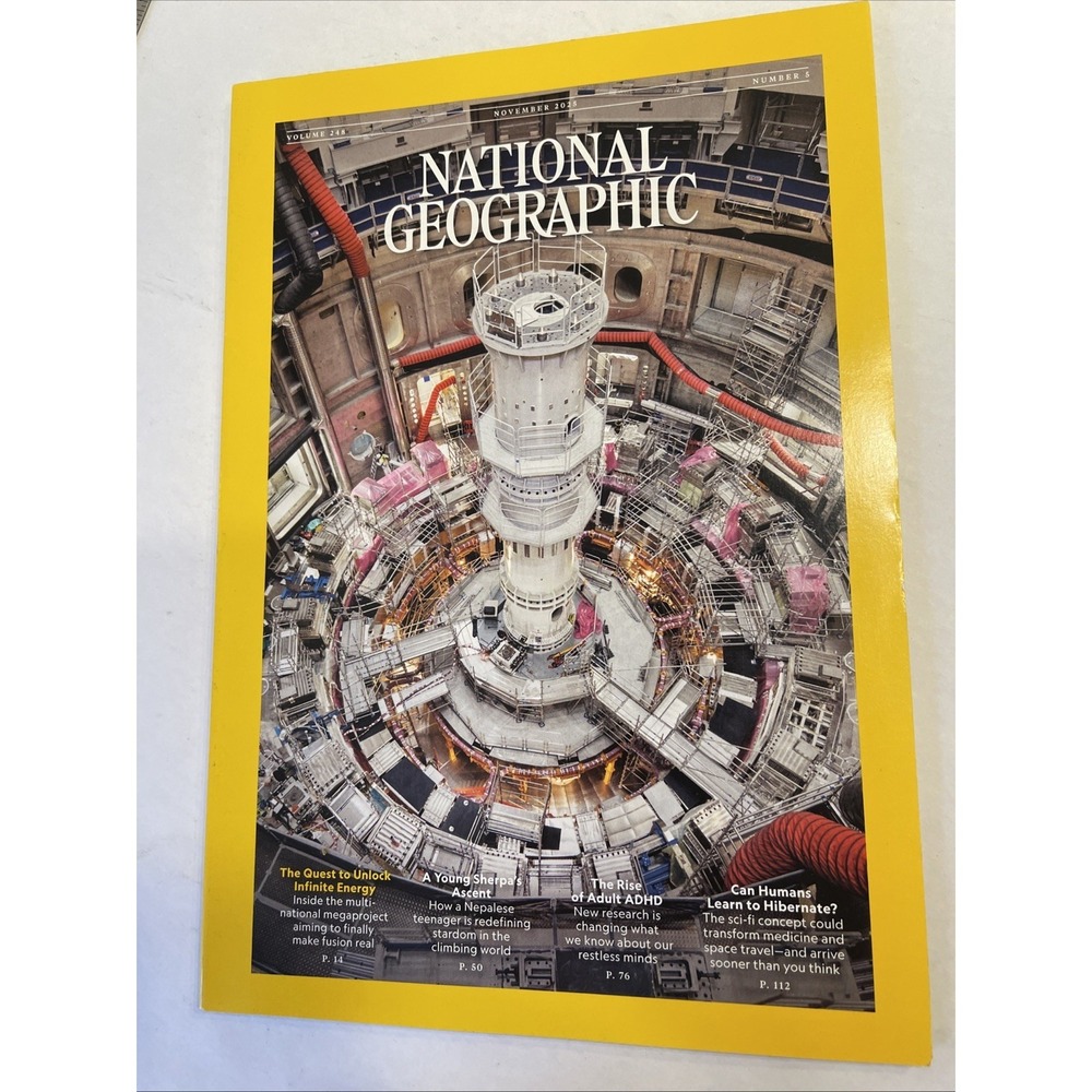 National Geographic Magazine November 2025 SEE PHOTOS FOR CONTENT PAGE